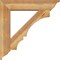 Ekena Millwork Balboa Traditional Rough Sawn Bracket w/ Offset Brace, Western Red Cedar, 8"W x 36"D x 36"H BKT0806X36X36BOA01RWR - alternate 3